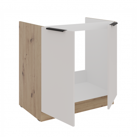 Szafka dolna zabudowa zlewu 80 cm SALLY kaszmir 80 ZL 2F BB